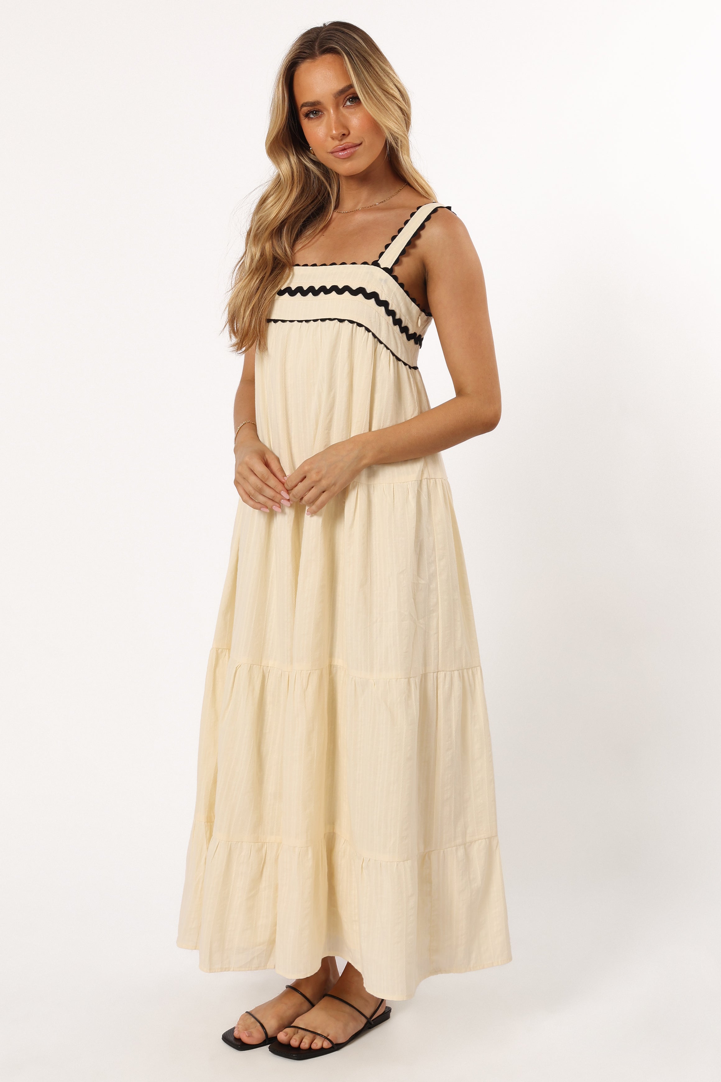 Monroe Midi Dress - Cream