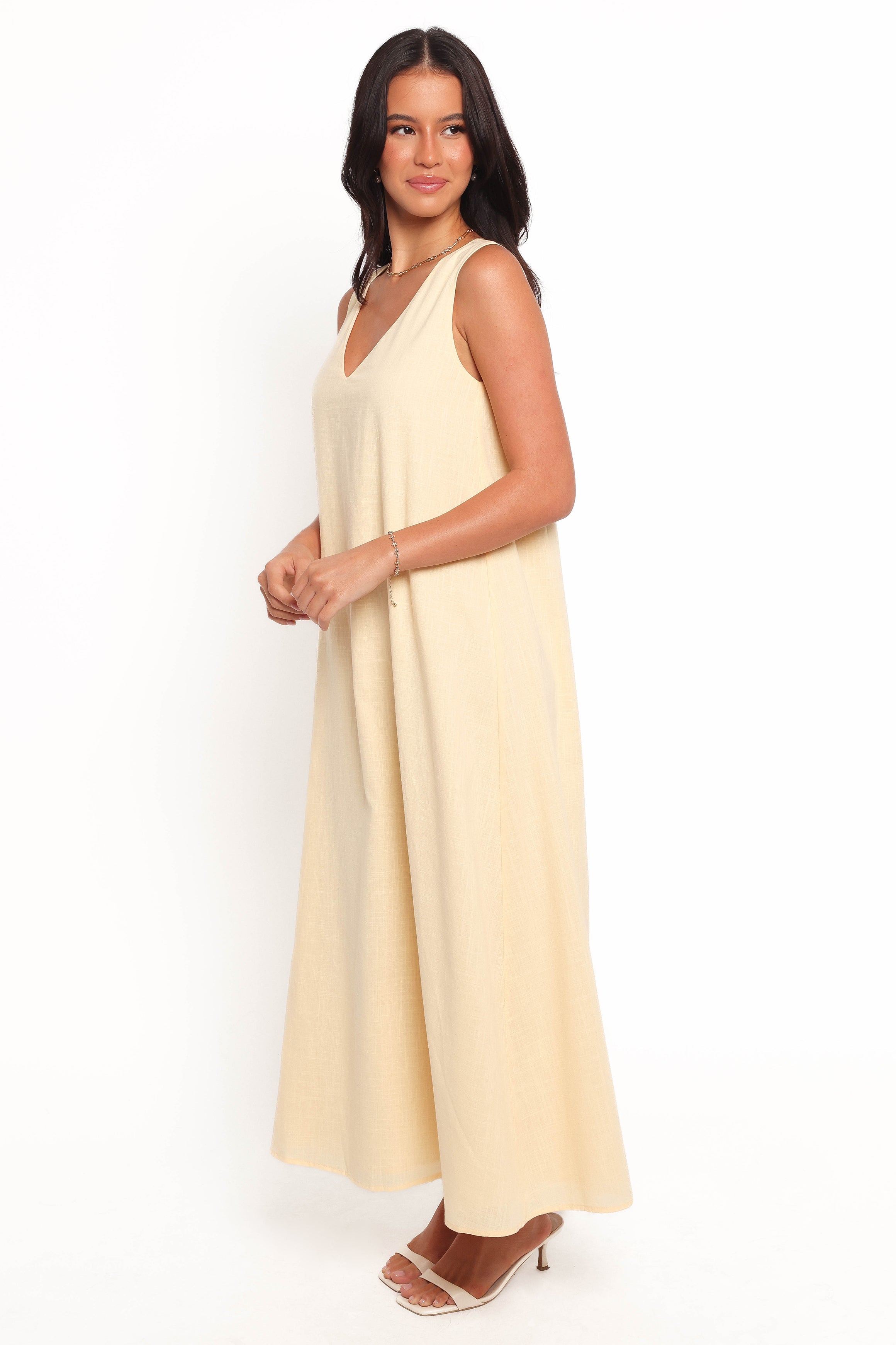 Lía Maxi Dress - Lemon