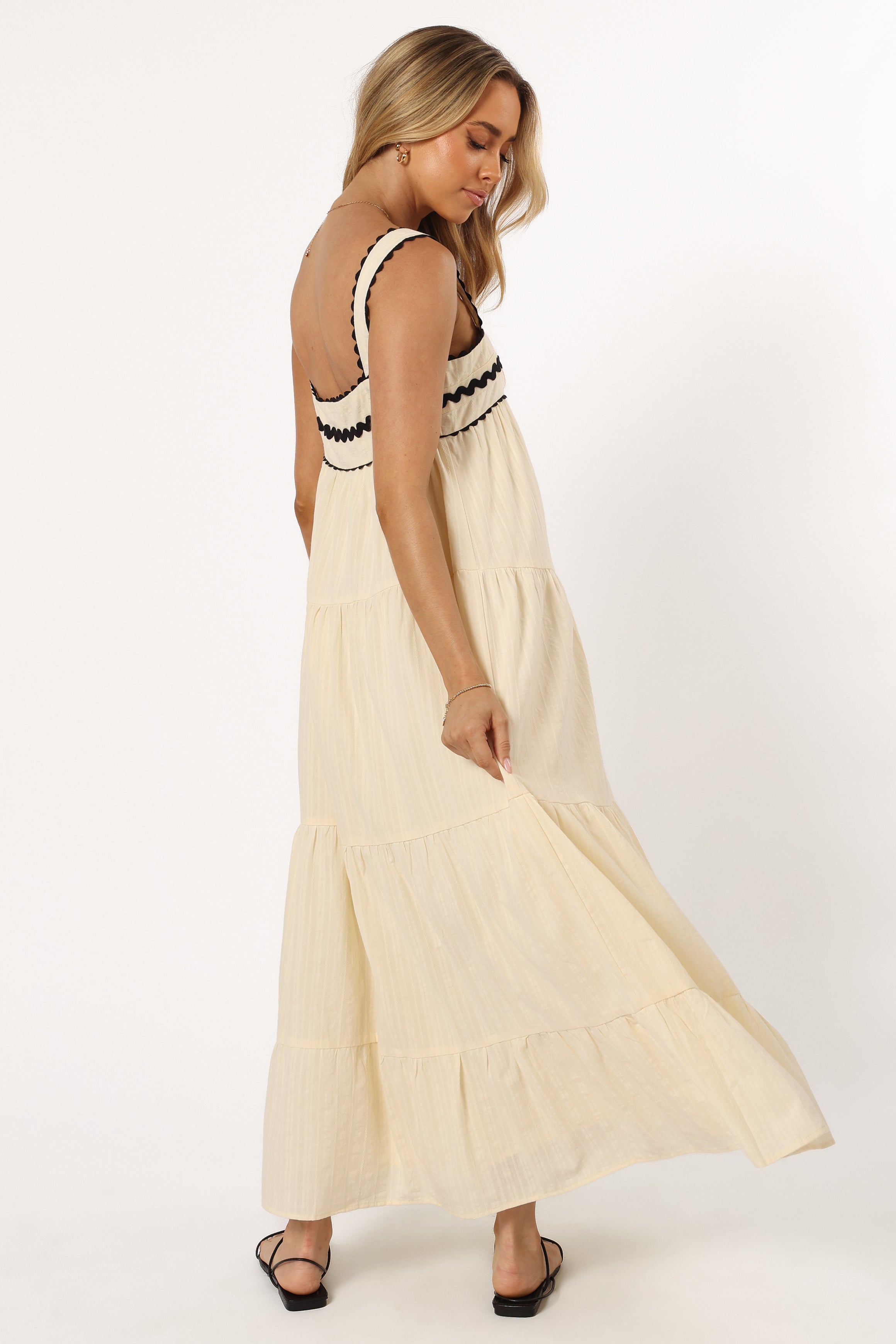 Monroe Midi Dress - Cream