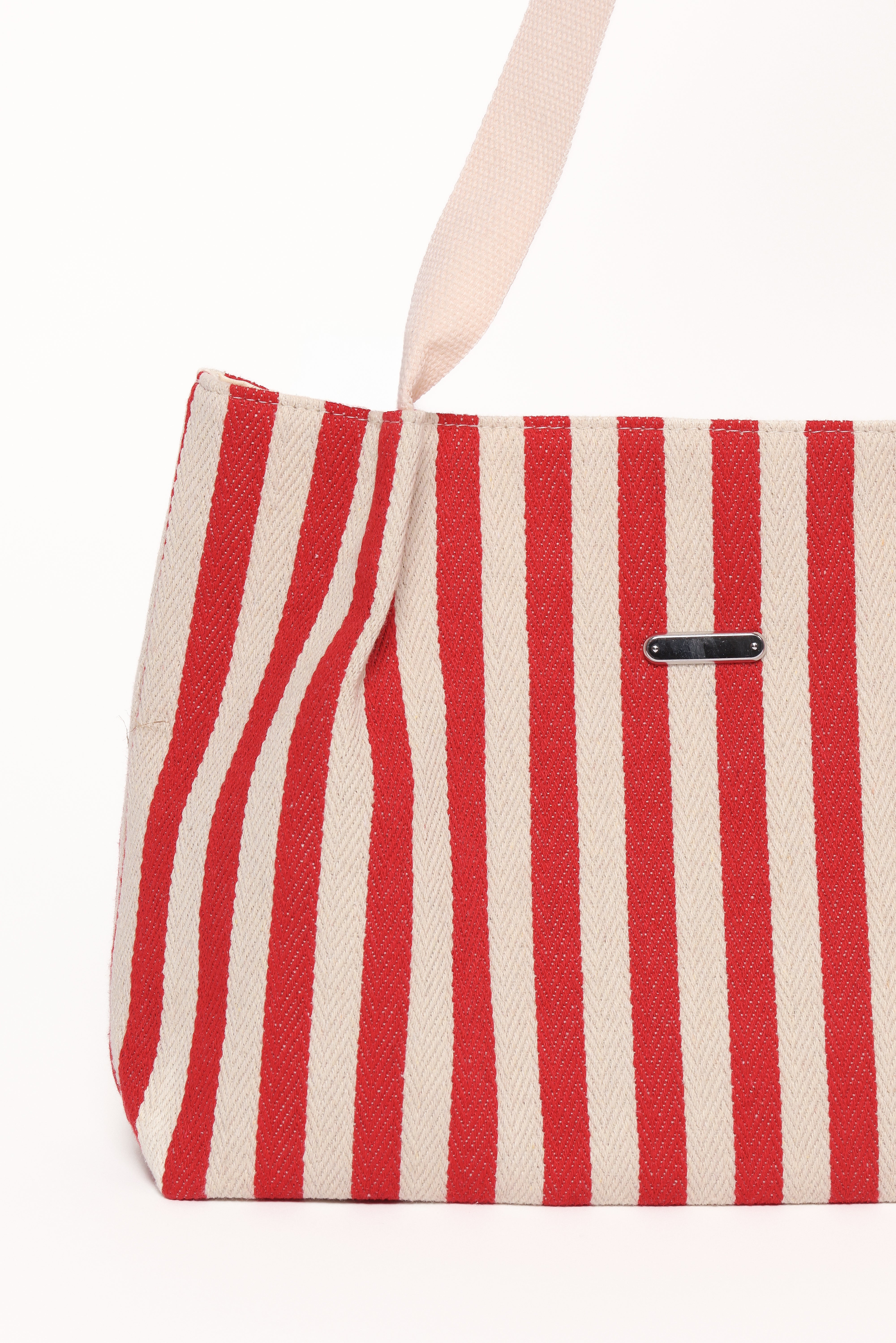 Ruby Beach Bag - Red Stripe