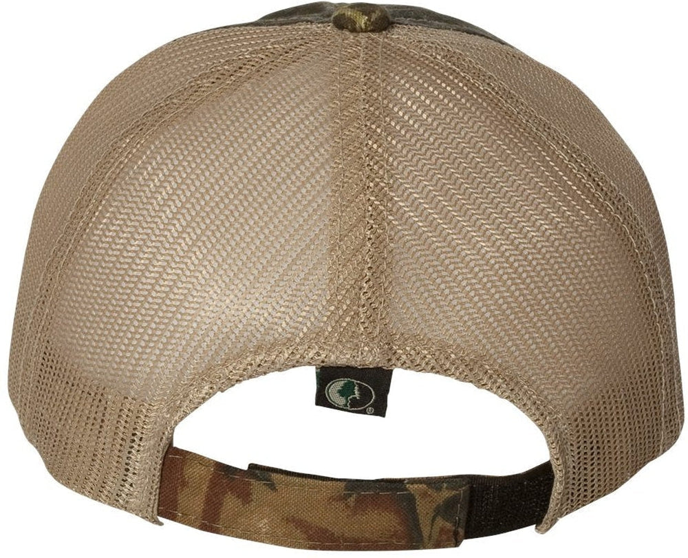 Outdoor Cap Washed Brushed Mesh-Back Camo Cap