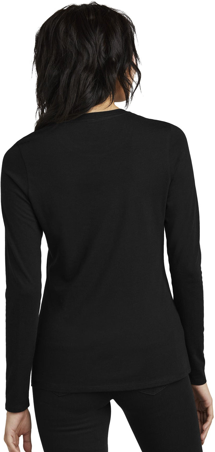 District Ladies Perfect Blend CVC Long Sleeve Tee