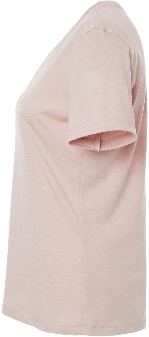 Bella+Canvas Womenâs Relaxed Fit Heather CVC Tee