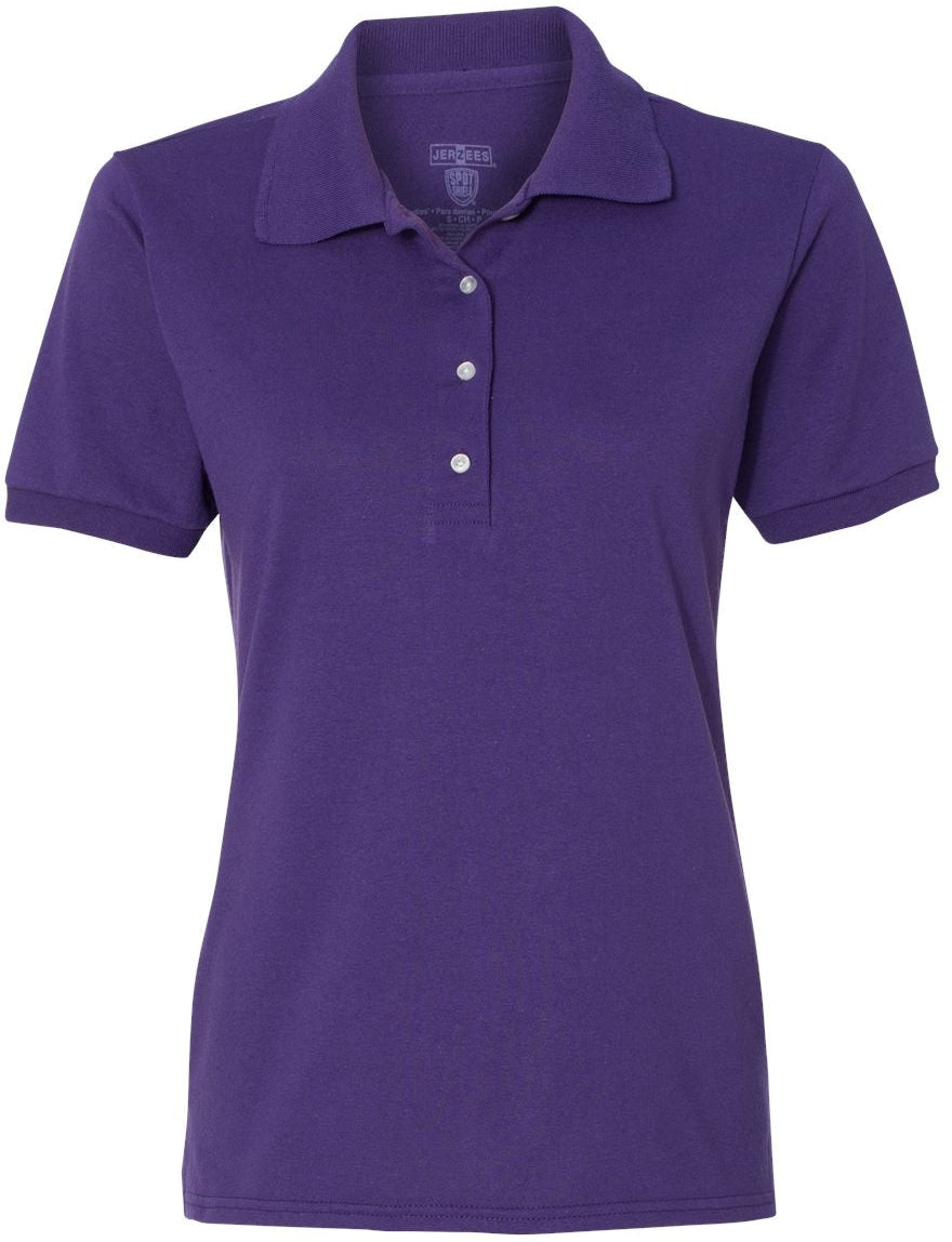 Jerzees Ladies Spotshield 50/50 Polo