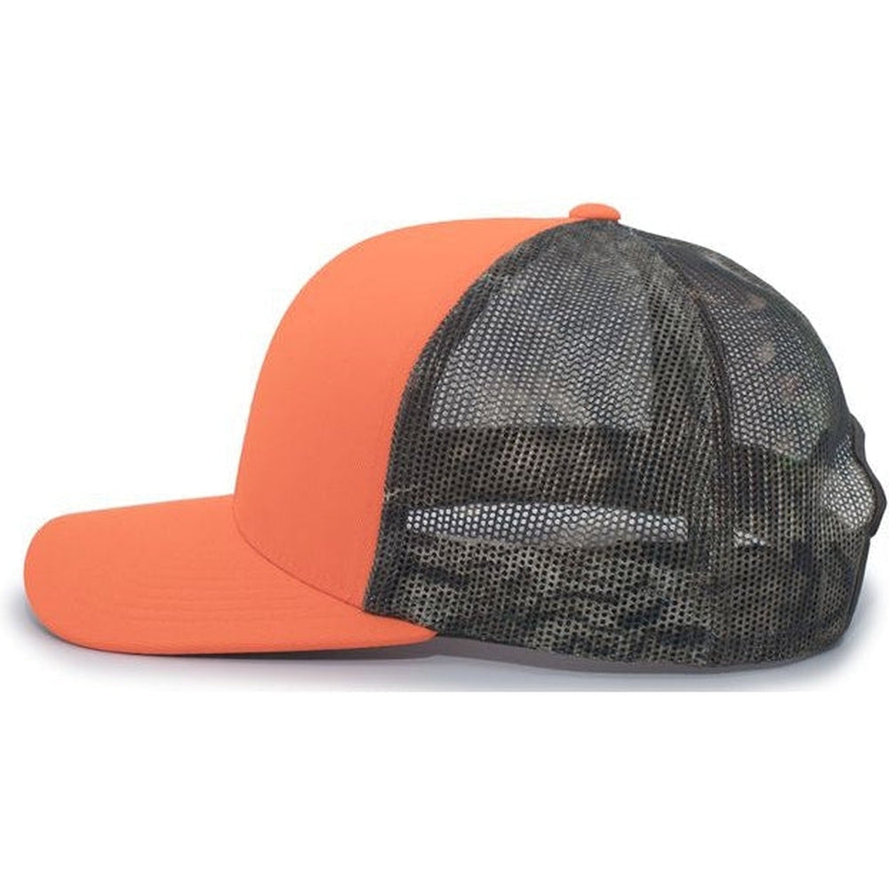 OUTLET-Pacific Headwear Camo Snapback Trucker Cap