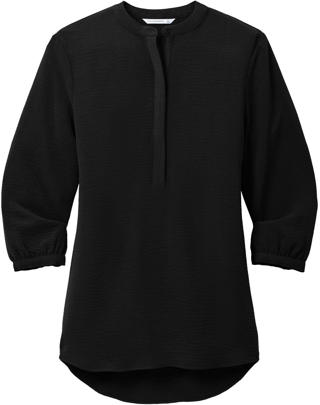 Port Authority Ladies 3/4-Sleeve Textured Crepe Tunic