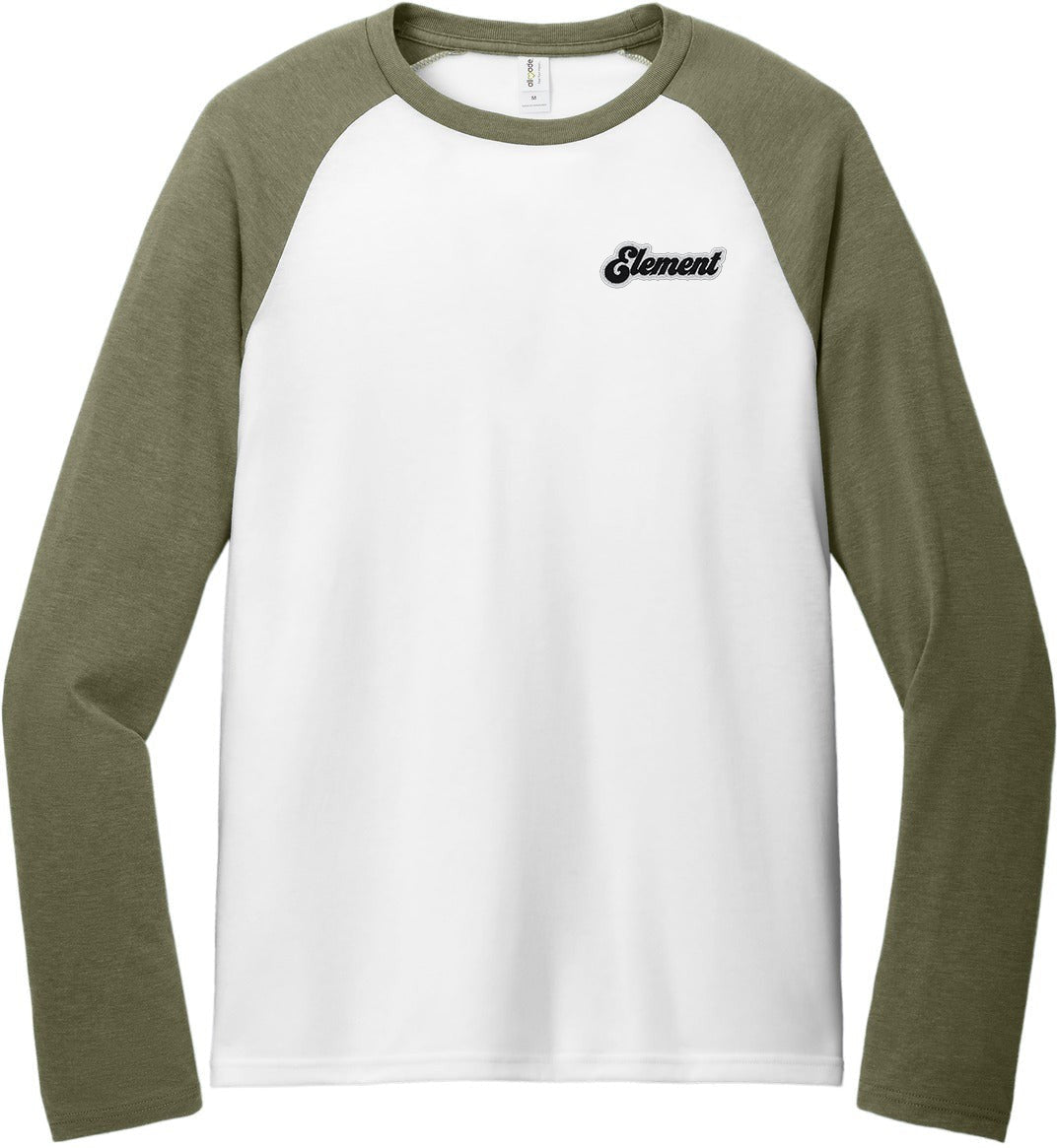 Allmade Unisex Tri-Blend Long Sleeve Colorblock Raglan