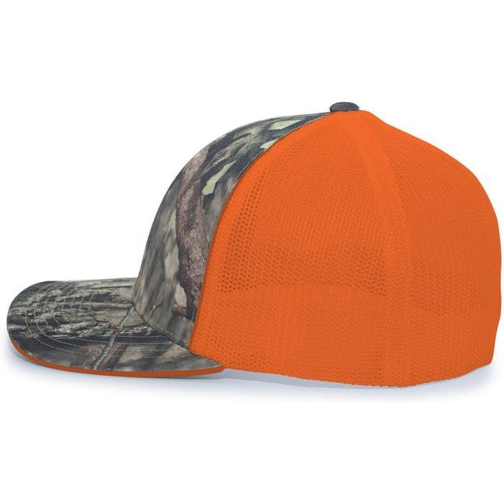 Pacific Headwear Camo Trucker Flexfit Cap