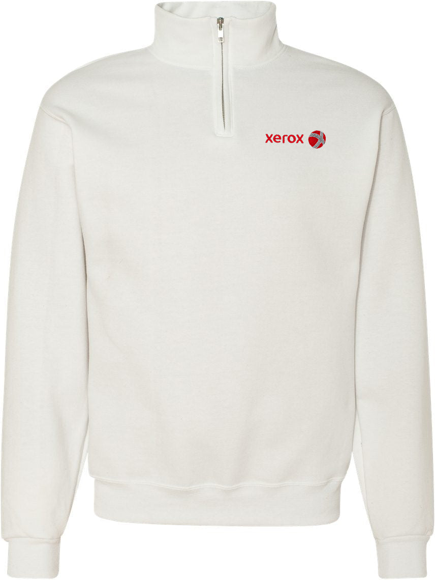 OUTLET-Jerzees Nublend Cadet Collar Quarter-Zip Sweatshirt