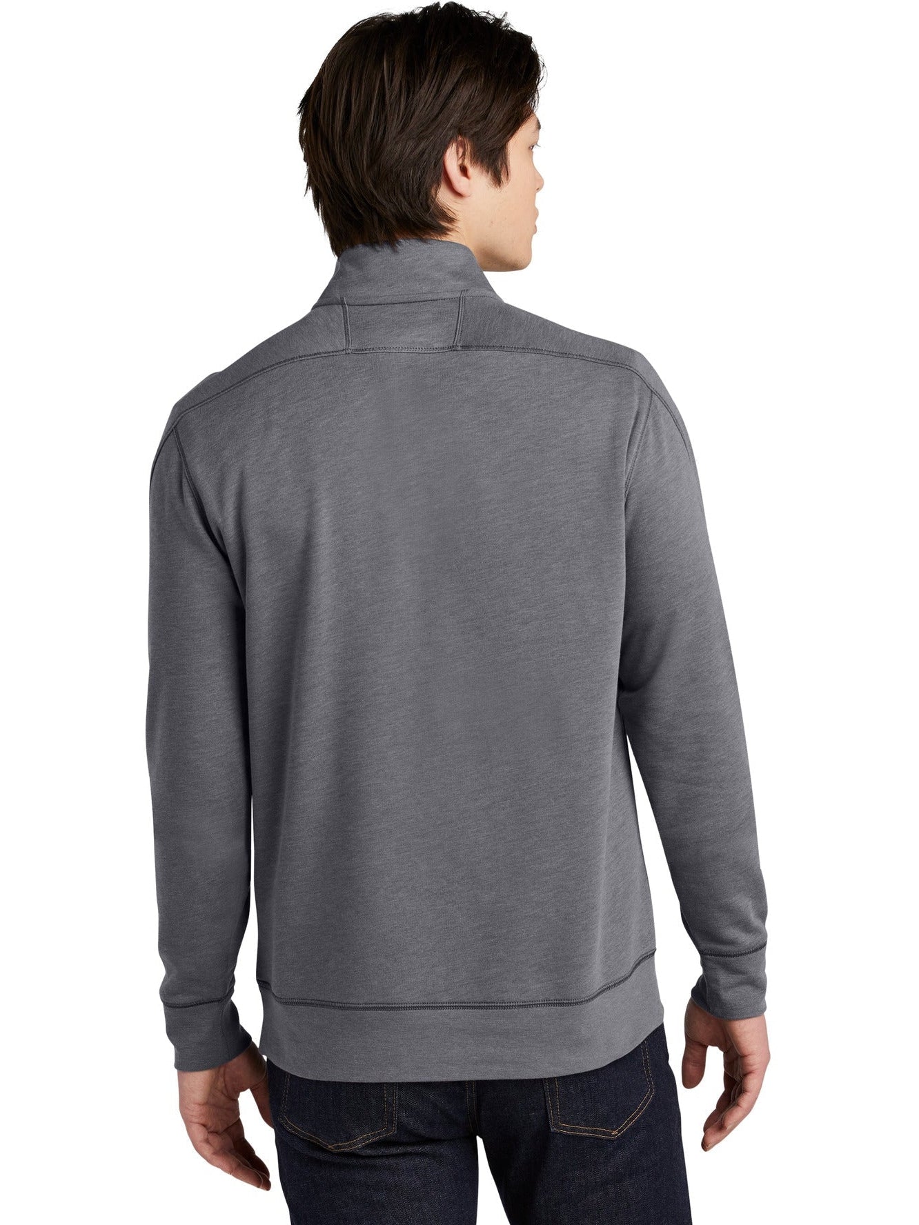 OUTLET-New Era Tri-Blend Fleece 1/4-Zip Pullover