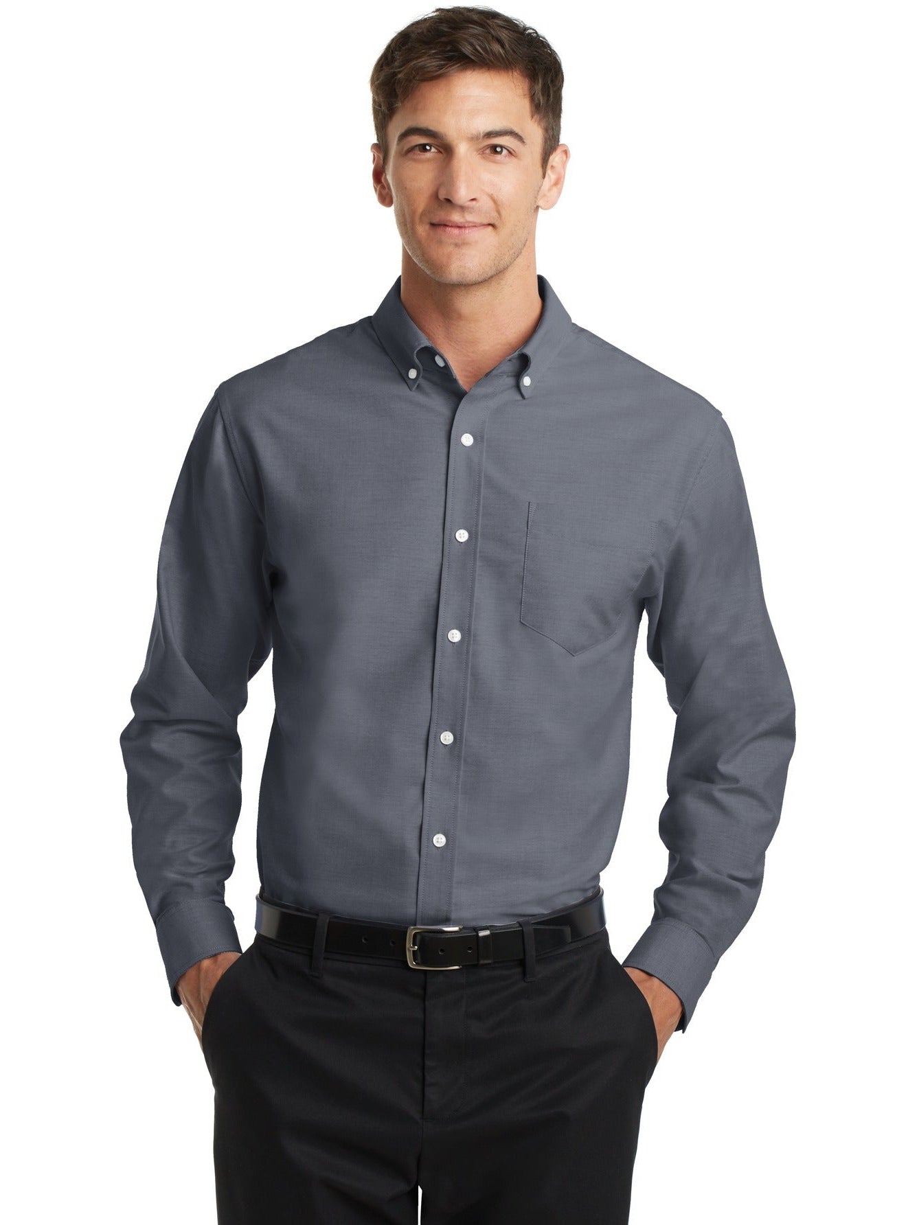 OUTLET-Port Authority Tall SuperPro Oxford Shirt