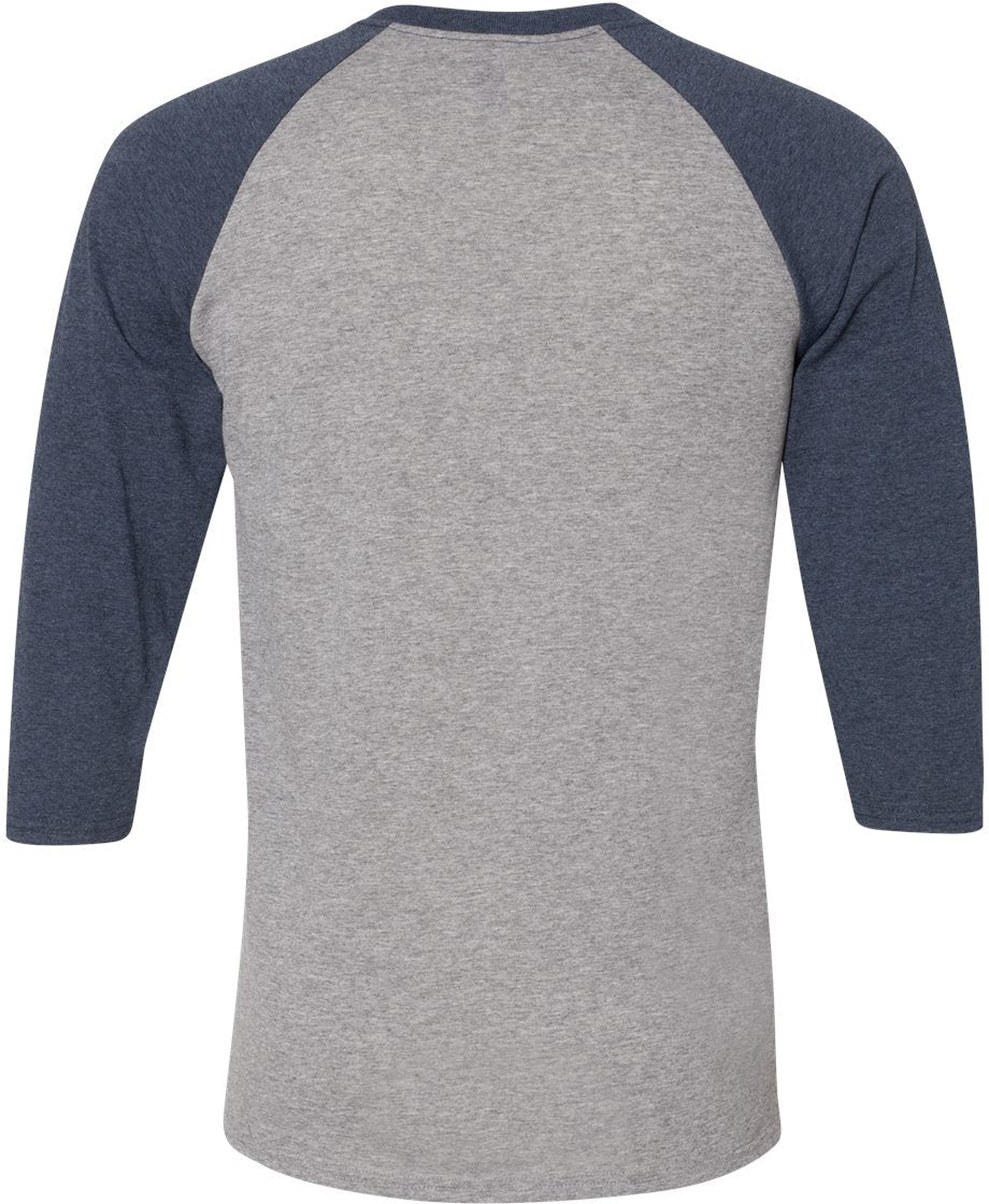 Jerzees Triblend Three-Quarter Raglan Baseball T-Shirt