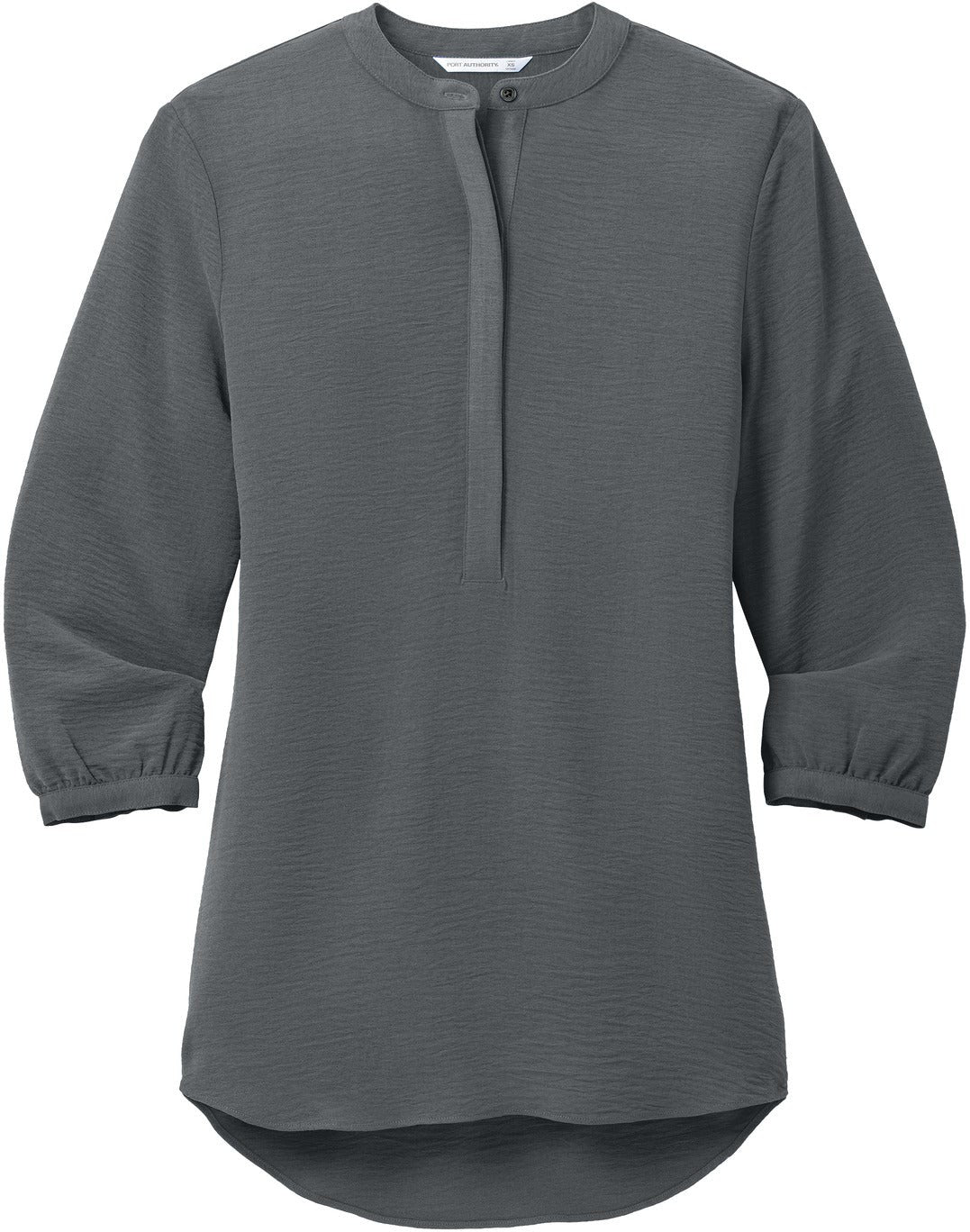 Port Authority Ladies 3/4-Sleeve Textured Crepe Tunic