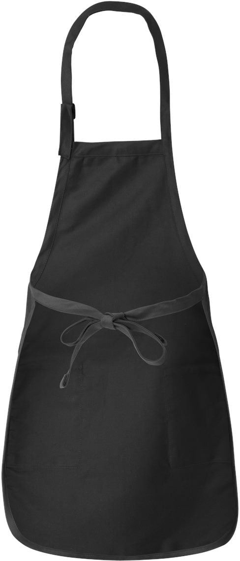 Q-Tees Full-Length Apron with Pockets