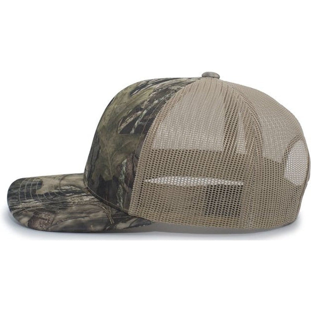 OUTLET-Pacific Headwear Camo Snapback Trucker Cap