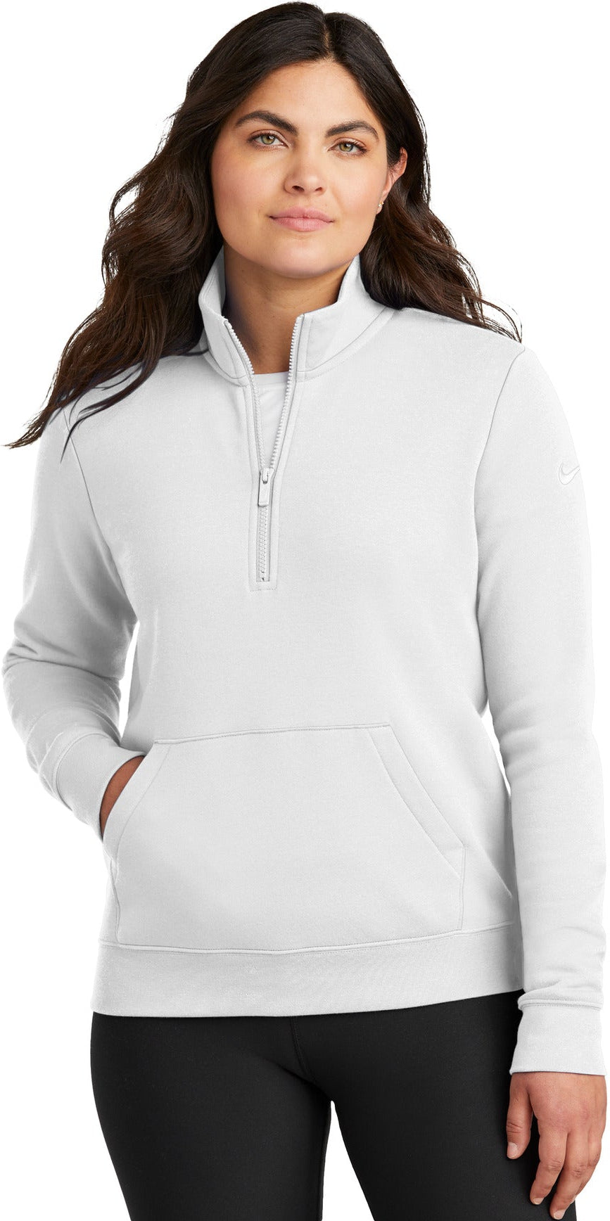 OUTLET-Nike Ladies Club Fleece Sleeve Swoosh