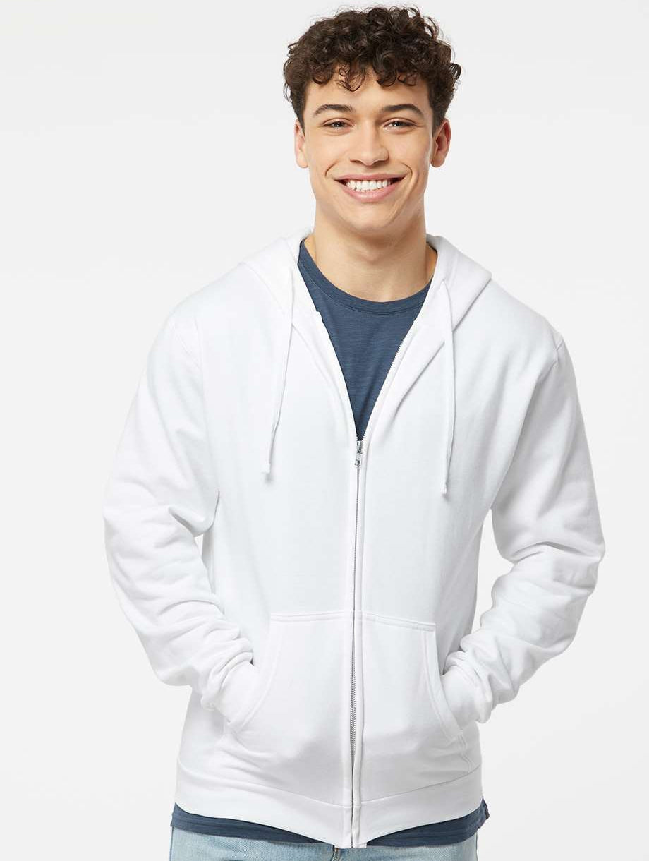 Tultex Unisex Full-Zip Hooded Sweatshirt