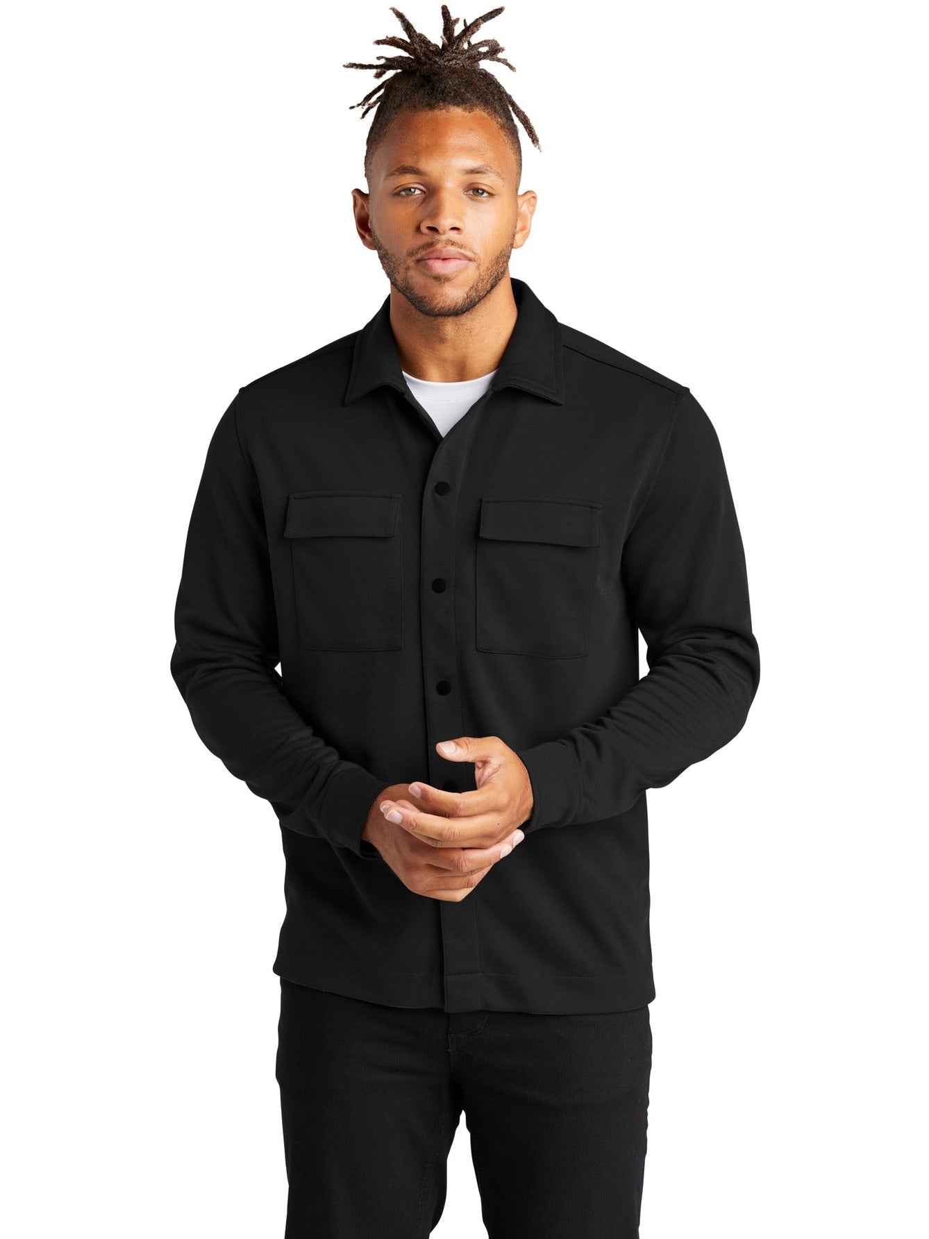 Mercer+Mettle Double-Knit Snap Front Jacket