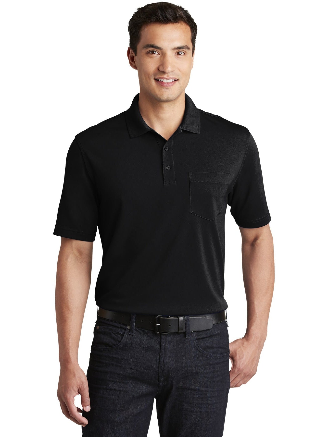 OUTLET-Port Authority Dry Zone UV Micro-Mesh Pocket Polo