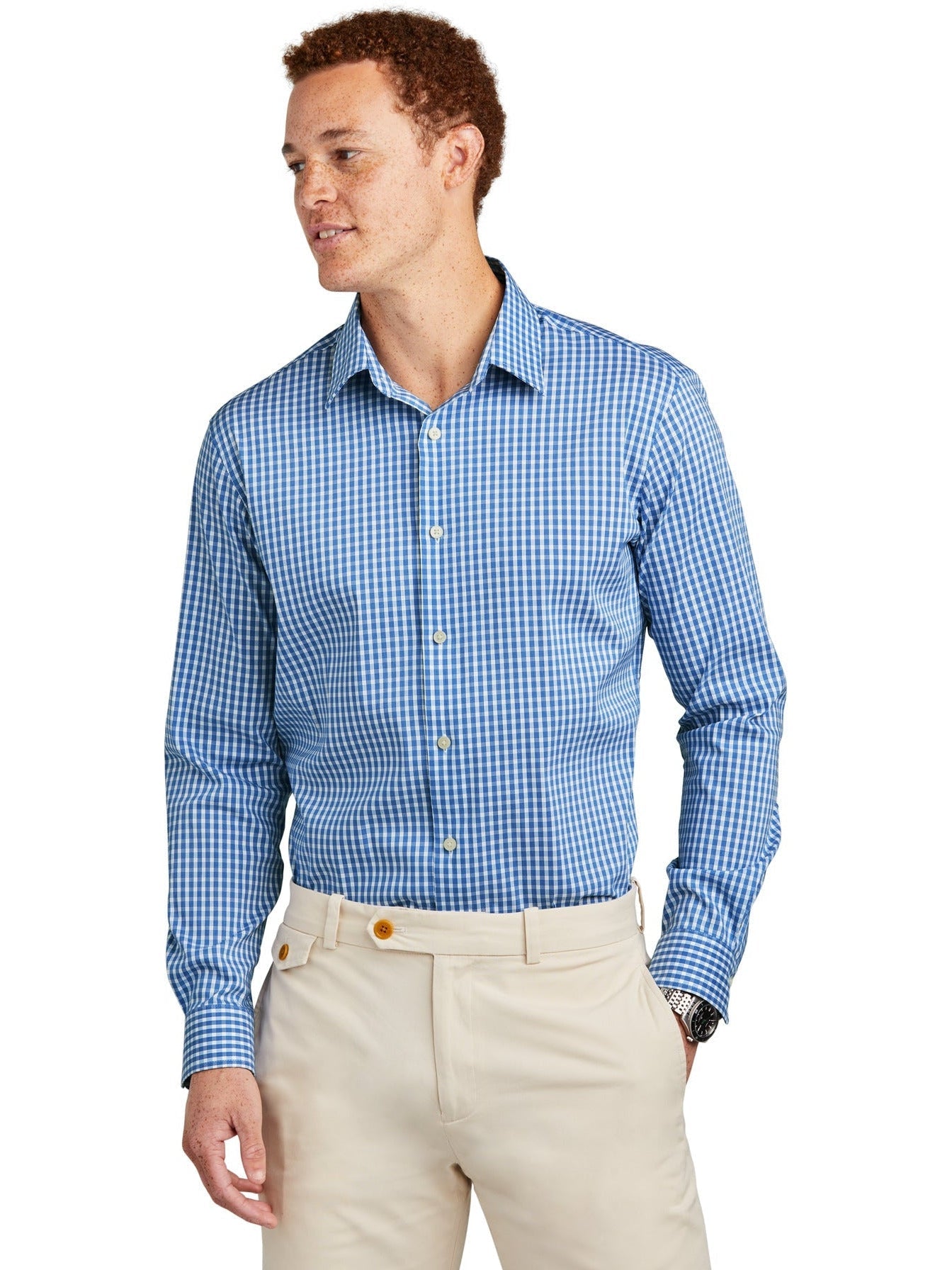 Brooks Brothers Tech Stretch Patterned Shirt