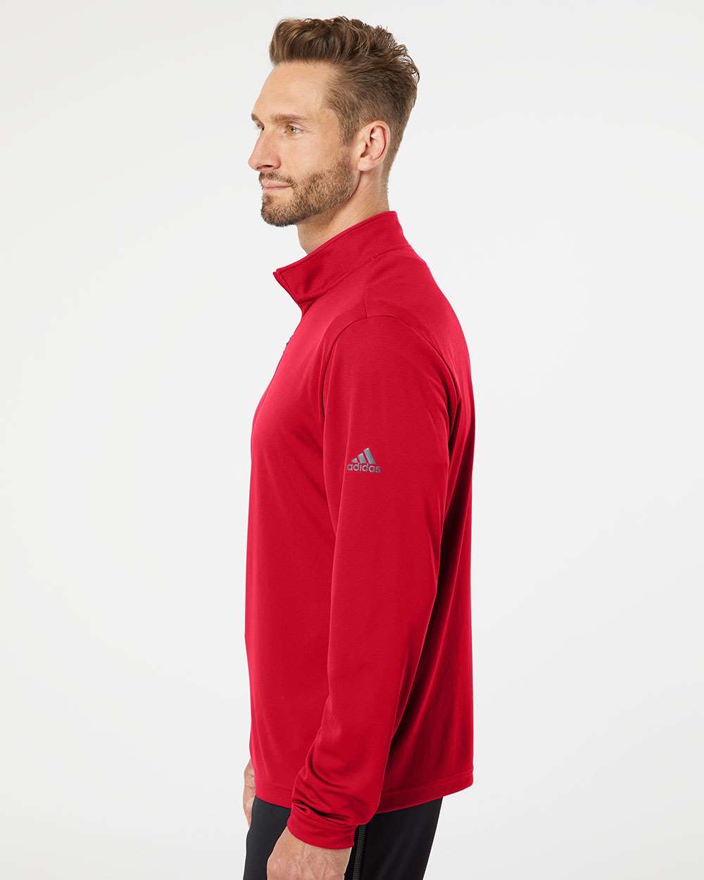 OUTLET-Adidas Lightweight Quarter-Zip Pullover