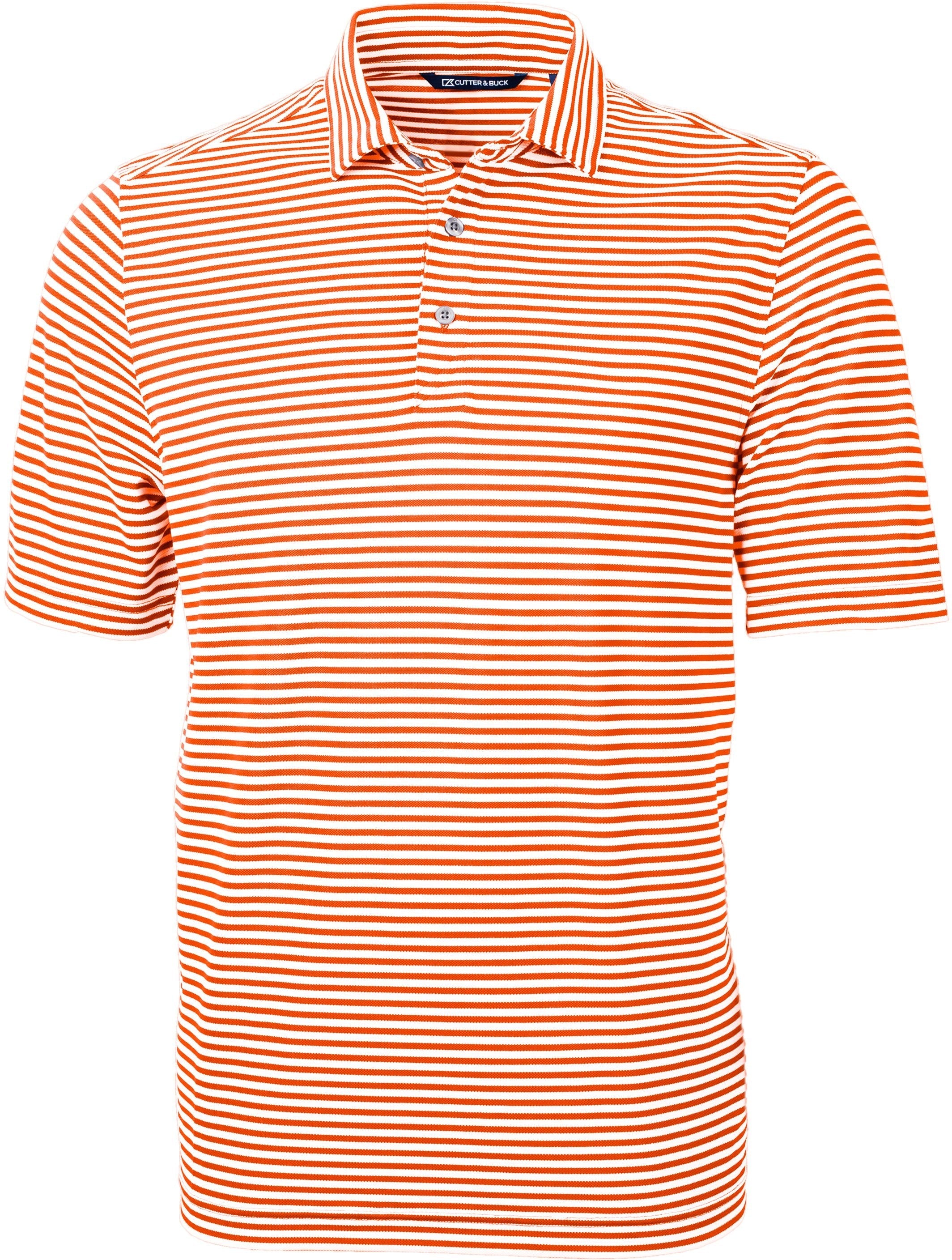 OUTLET-Cutter & Buck Virtue Eco Pique Stripe Recycled Polo