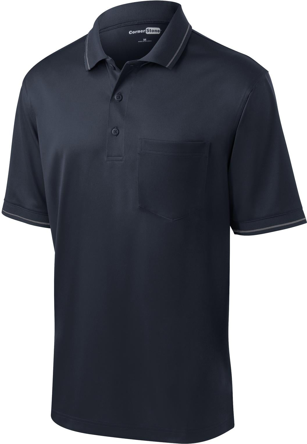 CLOSEOUT - CornerStone Snag-Proof Tipped Pocket Polo