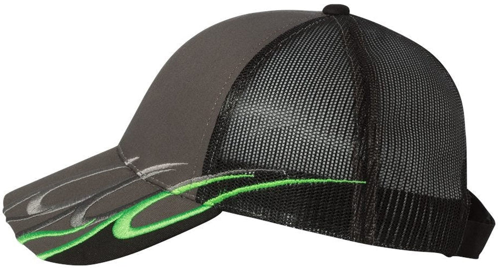 Outdoor Cap Flame Mesh-Back Cap