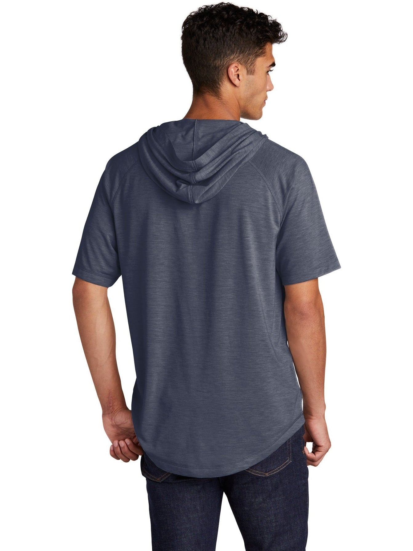 OUTLET-Sport-Tek PosiCharge Tri-Blend Wicking Short Sleeve Hoodie
