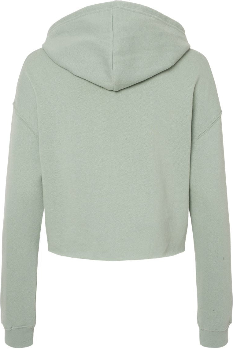 Independent Trading Co. Womenâs Lightweight Cropped Hooded Sweatshirt