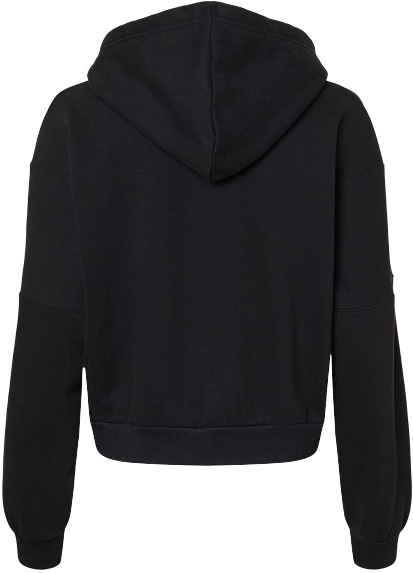 MV Sport Ladies Sueded Fleece Cropped Hooded Sweatshirt