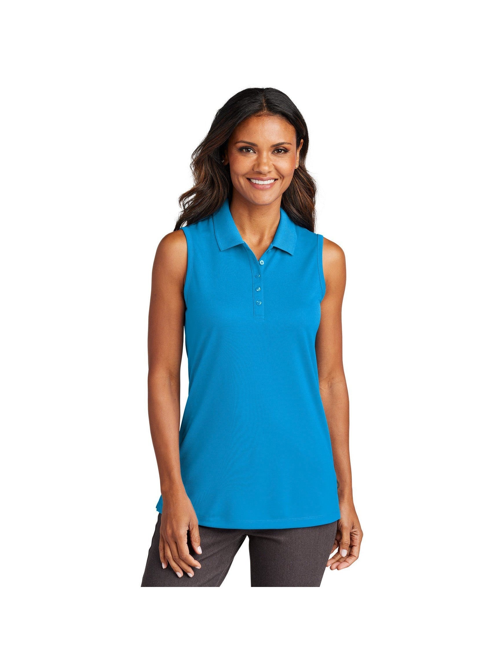 Port Authority Ladies Dry Zone UV Micro-Mesh Sleeveless Polo