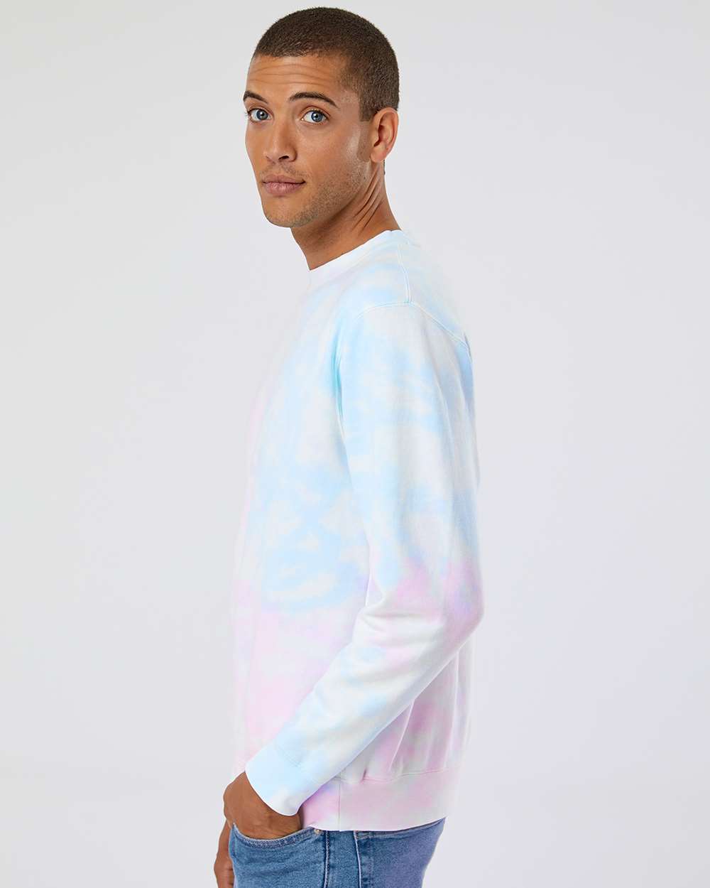 Independent Trading Co. Unisex Midweight Tie-Dyed Sweatshirt