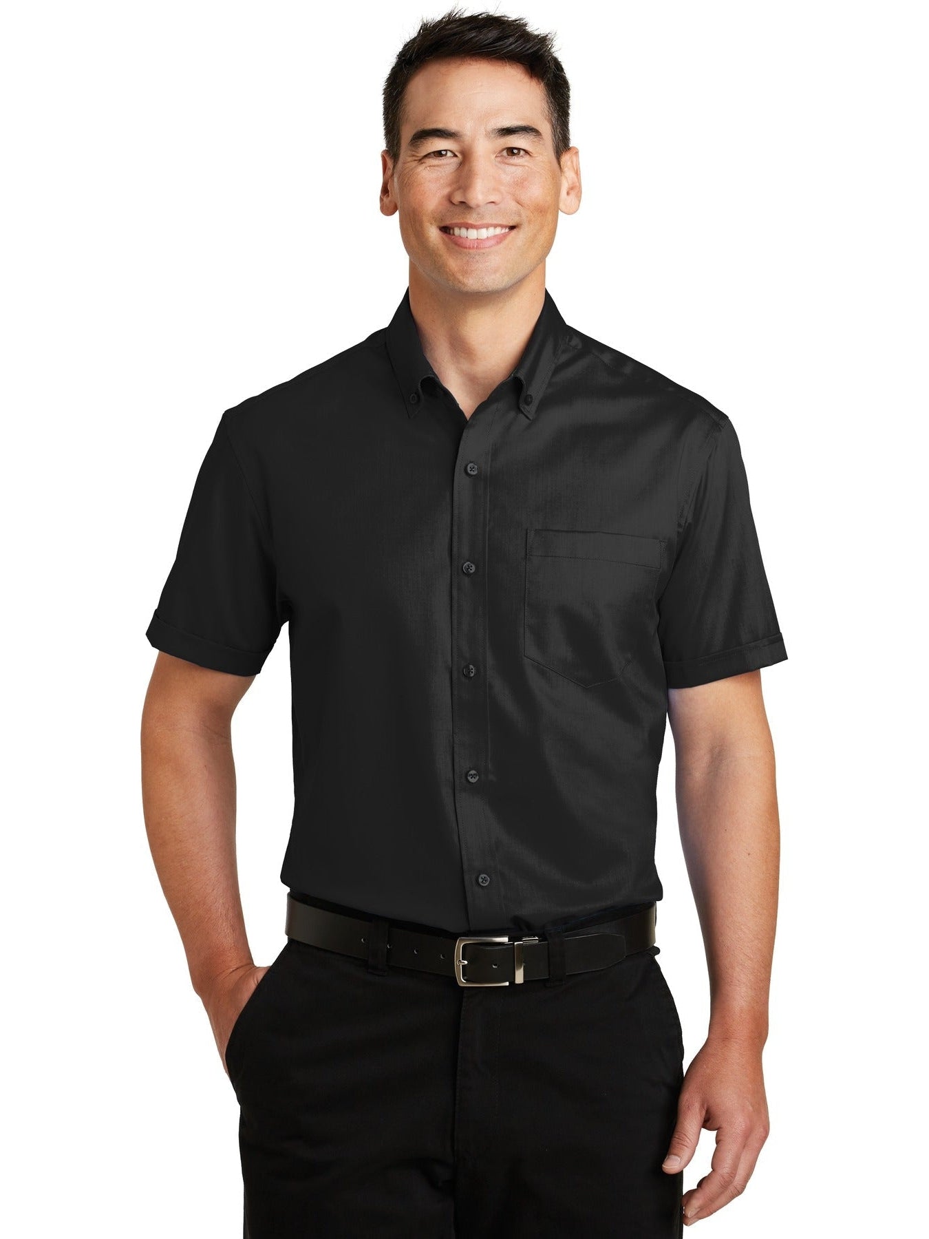 OUTLET-Port Authority Short Sleeve Superpro Twill Shirt