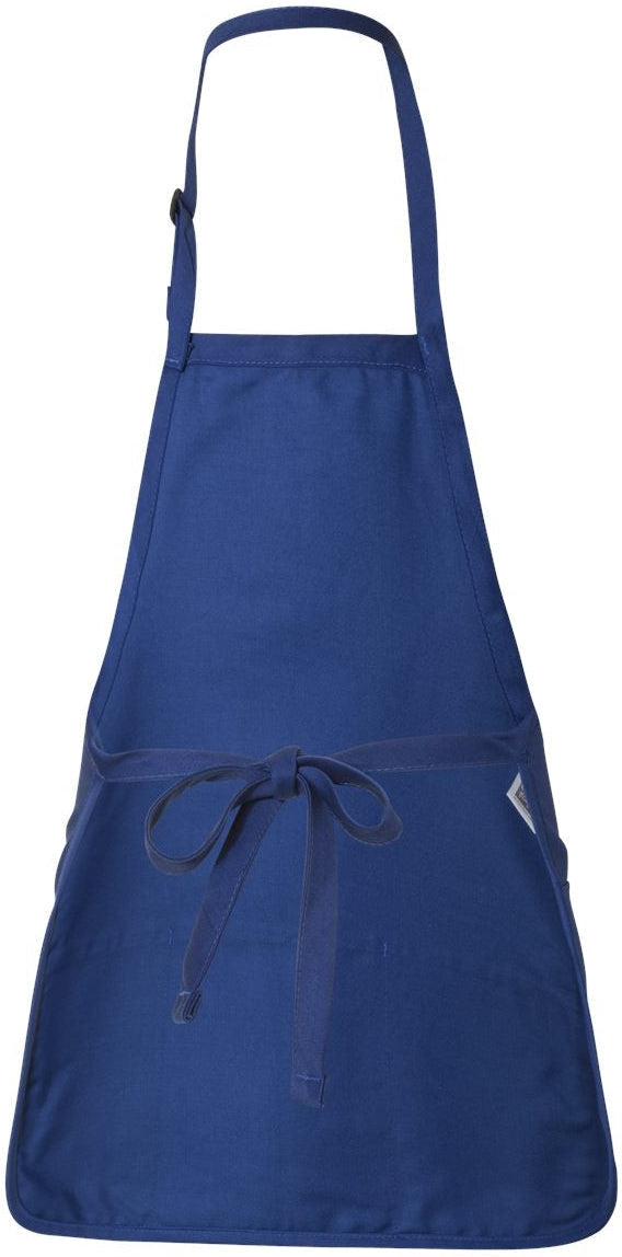 Q-Tees Full-Length Apron with Pouch Pocket