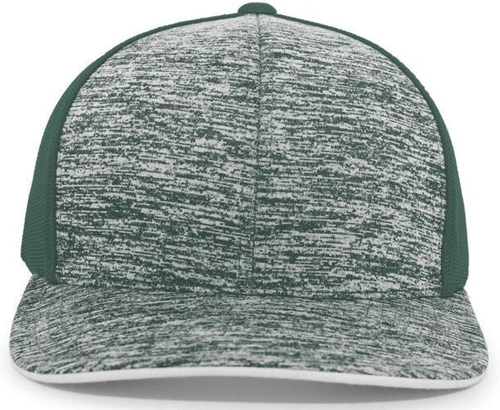 Pacific Headwear Aggressive Heather Trucker Snapback Cap