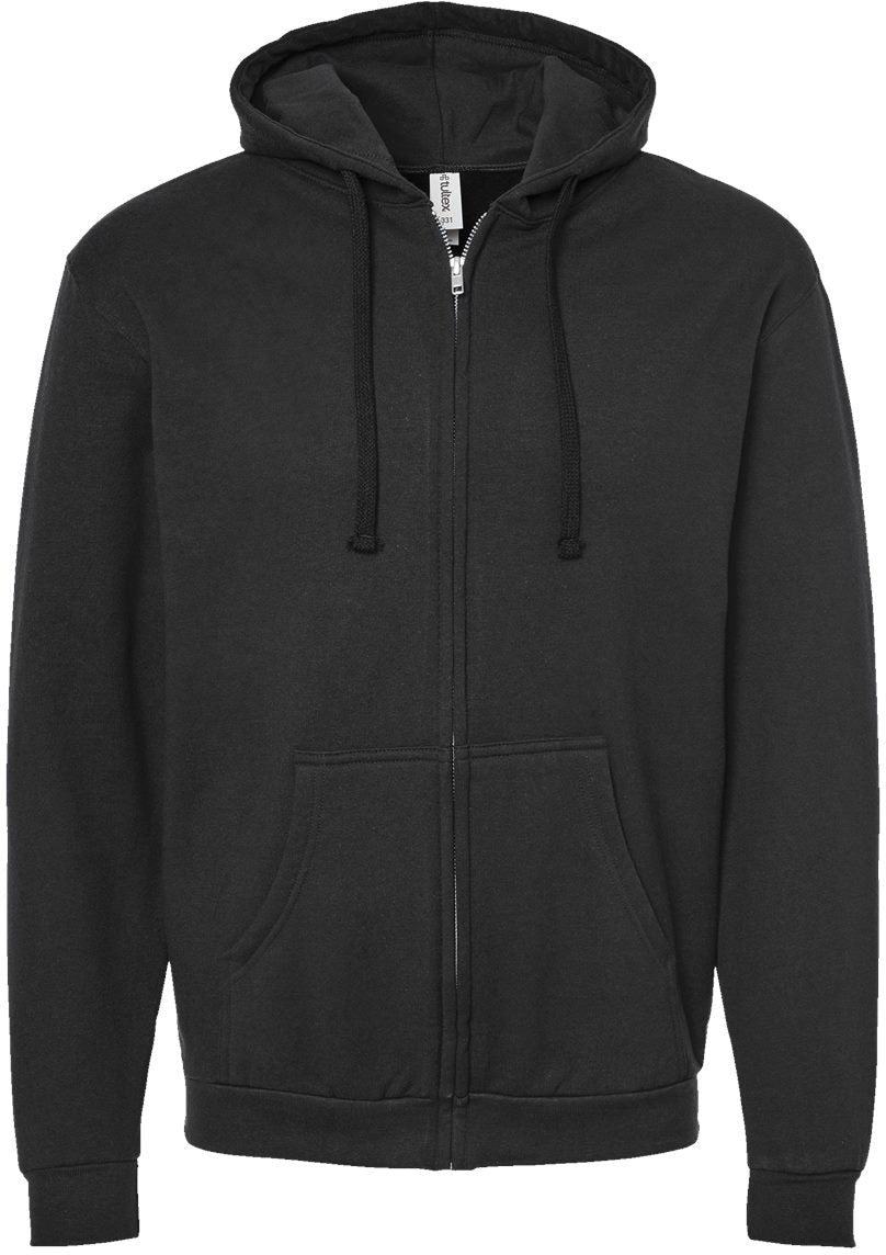 Tultex Unisex Full-Zip Hooded Sweatshirt