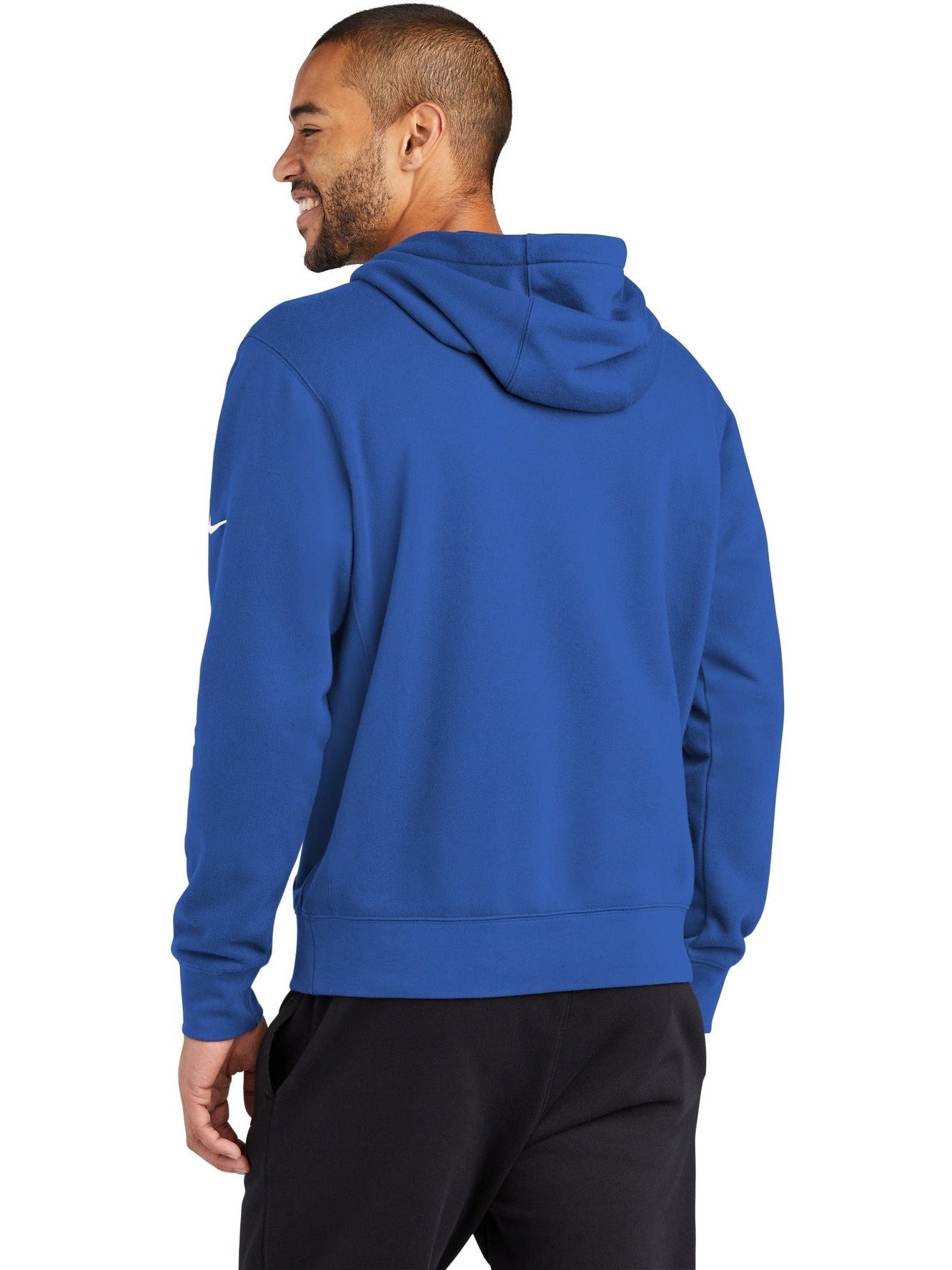 NIKE Club Fleece Sleeve Swoosh Pullover Hoodie