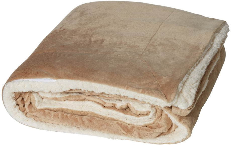 Alpine Fleece Oversized Mink Sherpa Blanket