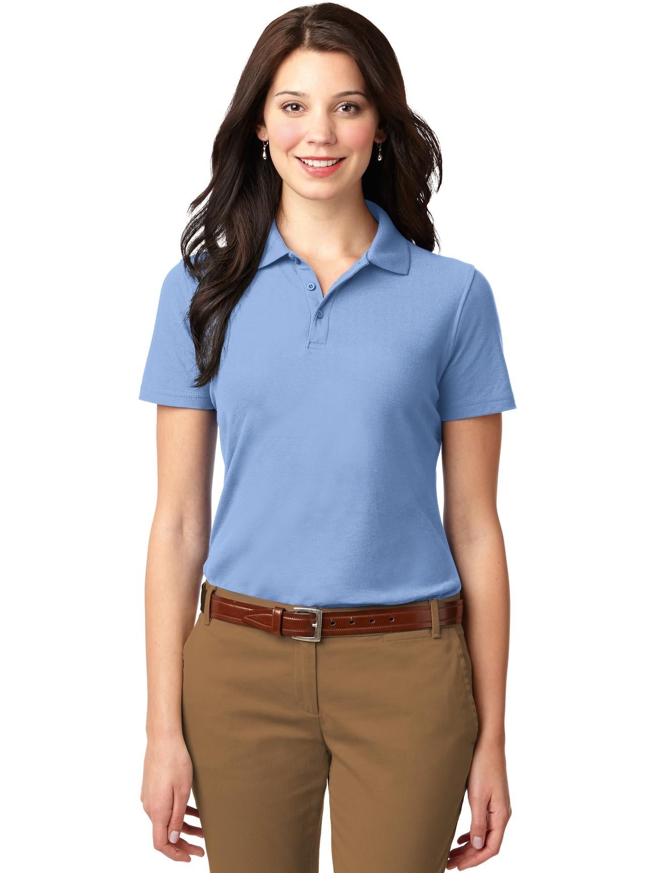 OUTLET-Port Authority Ladies Stain-Resistant Polo