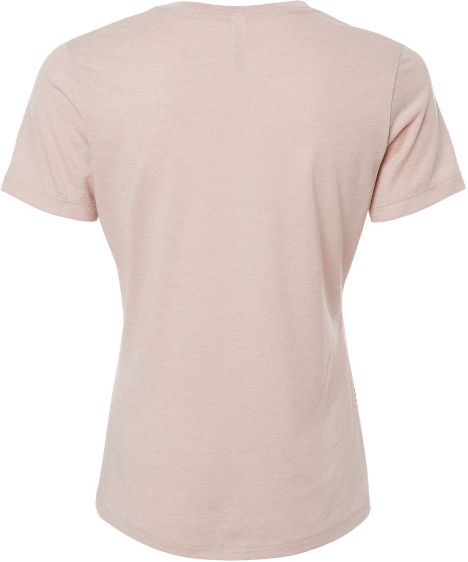 Bella+Canvas Womenâs Relaxed Fit Heather CVC Tee