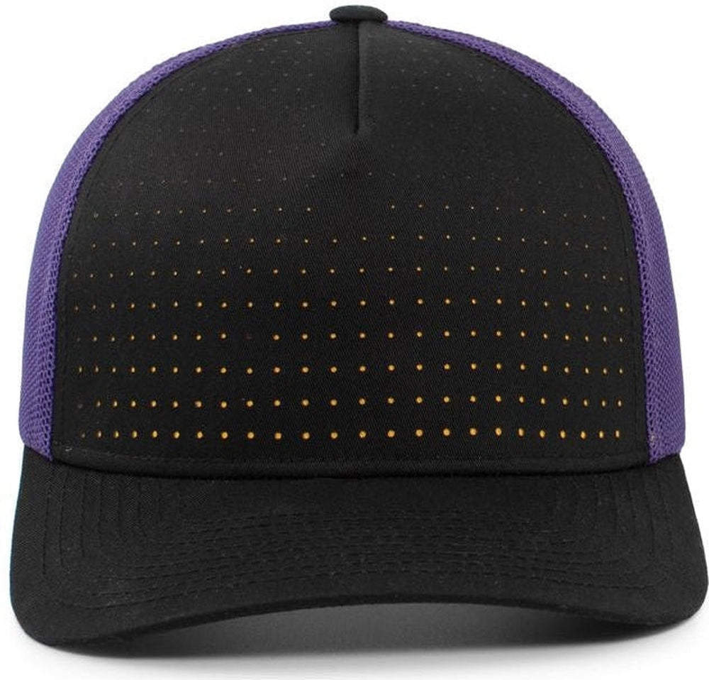 Pacific Headwear Perforated 5-Panel Trucker Snapback Cap