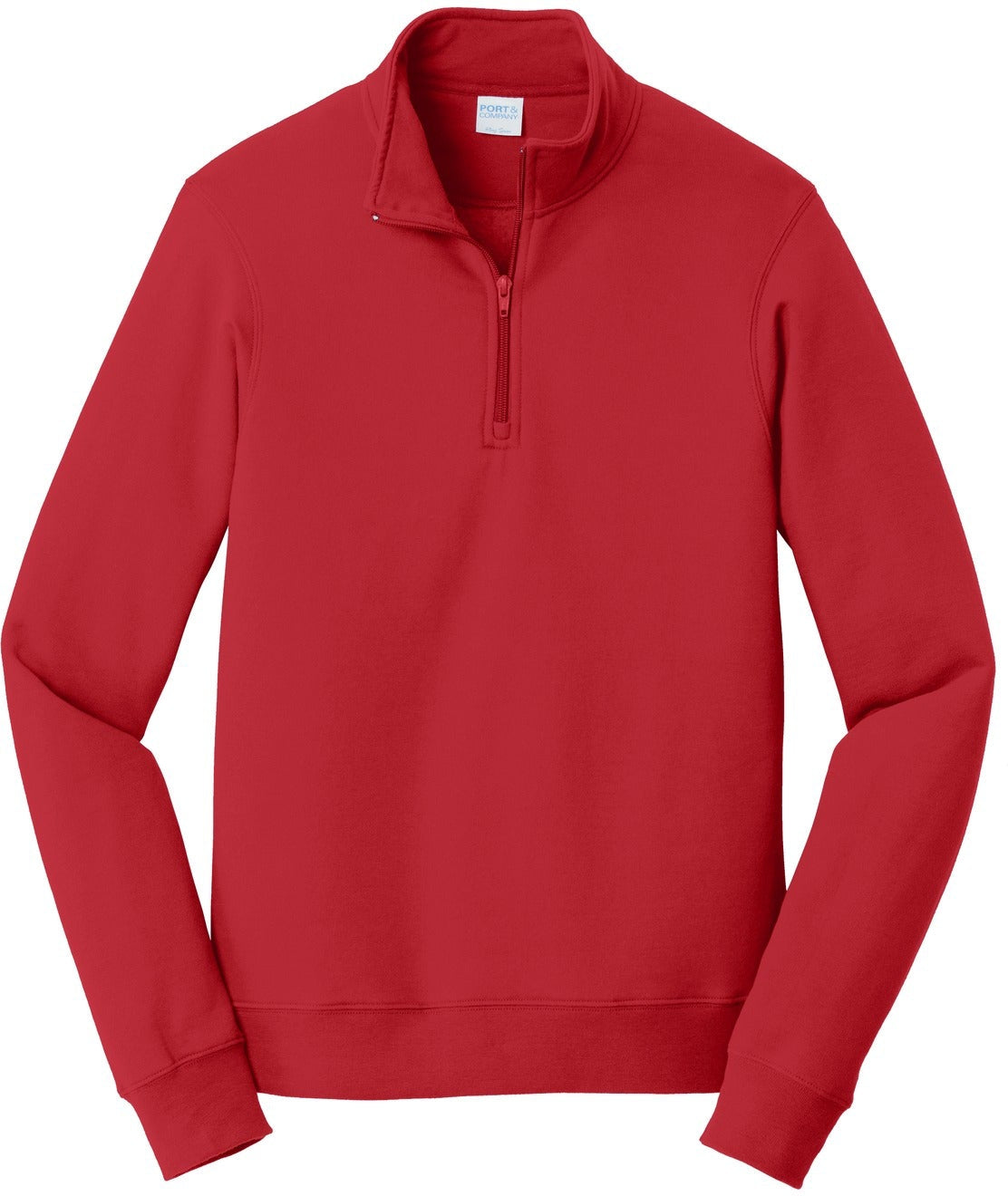 OUTLET-Port & Company Fan Favorite Fleece 1/4-Zip Pullover Sweatshirt