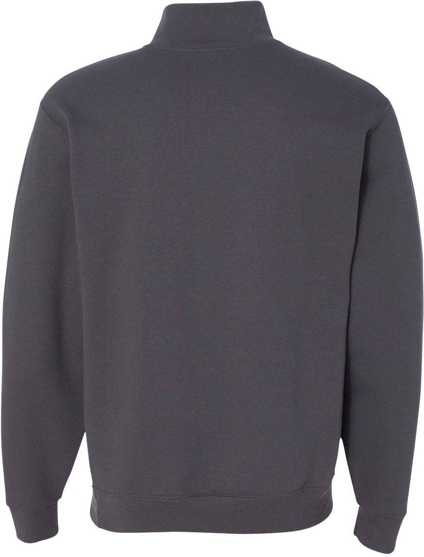 OUTLET-Jerzees Nublend Cadet Collar Quarter-Zip Sweatshirt