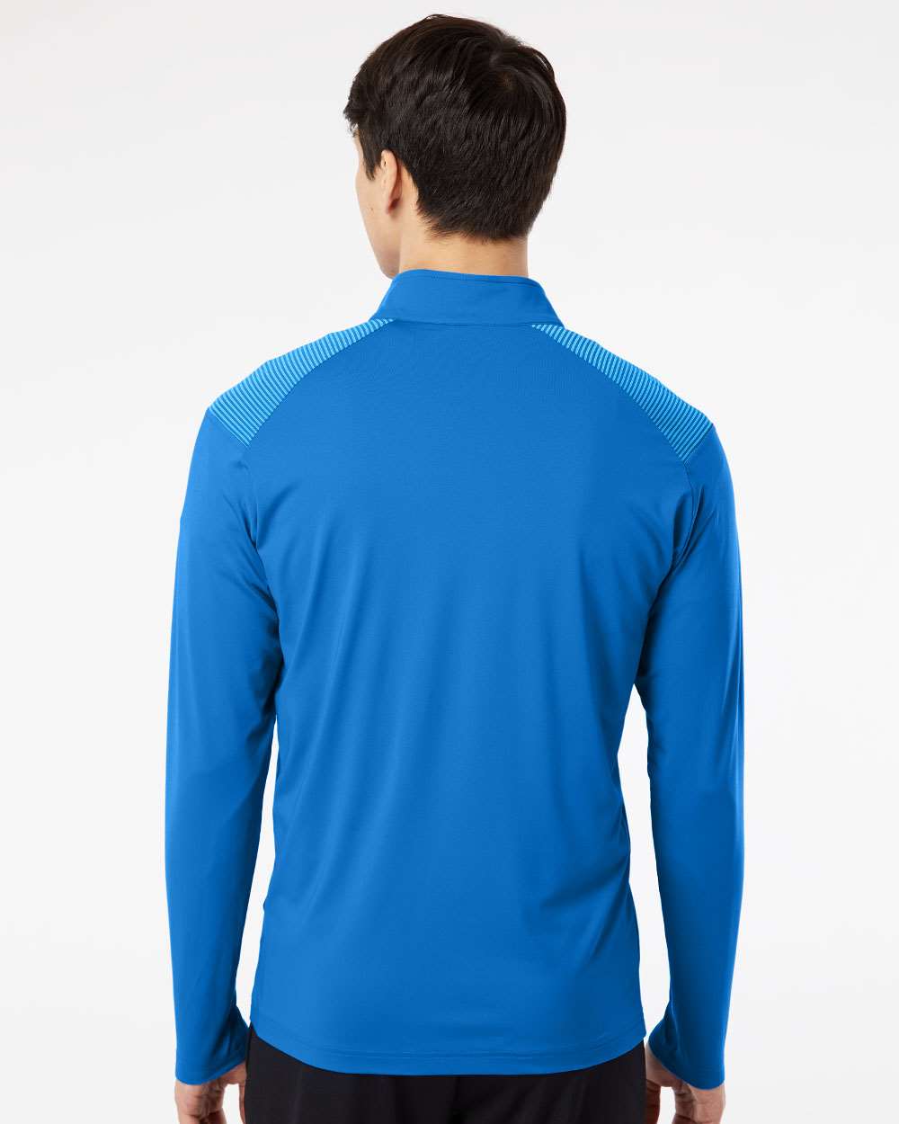 Adidas Shoulder Stripe Quarter-Zip Pullover