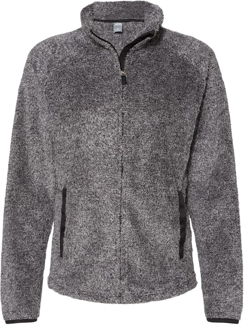 J. America Ladies Boundary Shag Frosty Sherpa Full-Zip