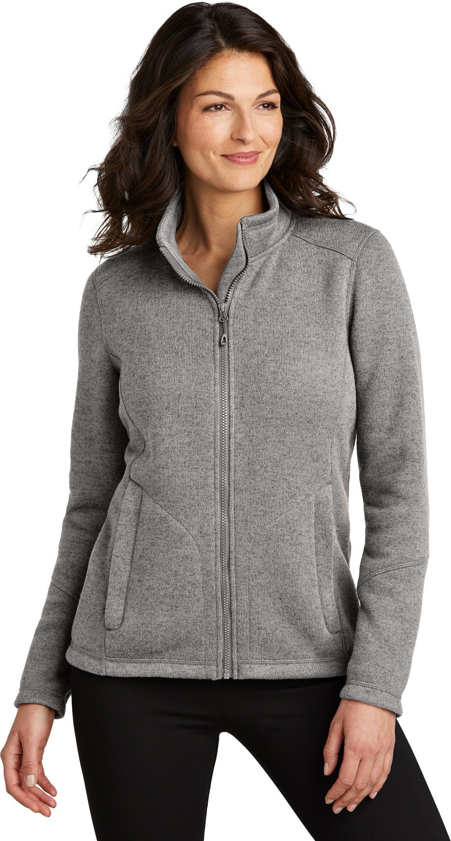 Port Authority Ladies Arc Sweater Fleece Jacket