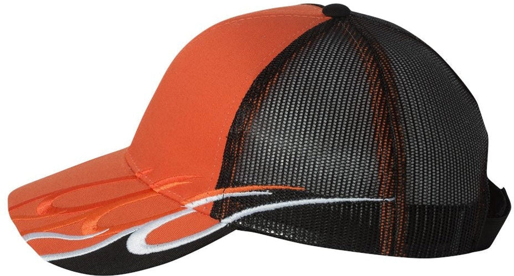 Outdoor Cap Flame Mesh-Back Cap