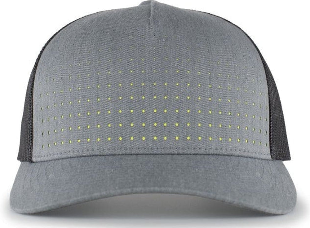 Pacific Headwear Perforated 5-Panel Trucker Snapback Cap