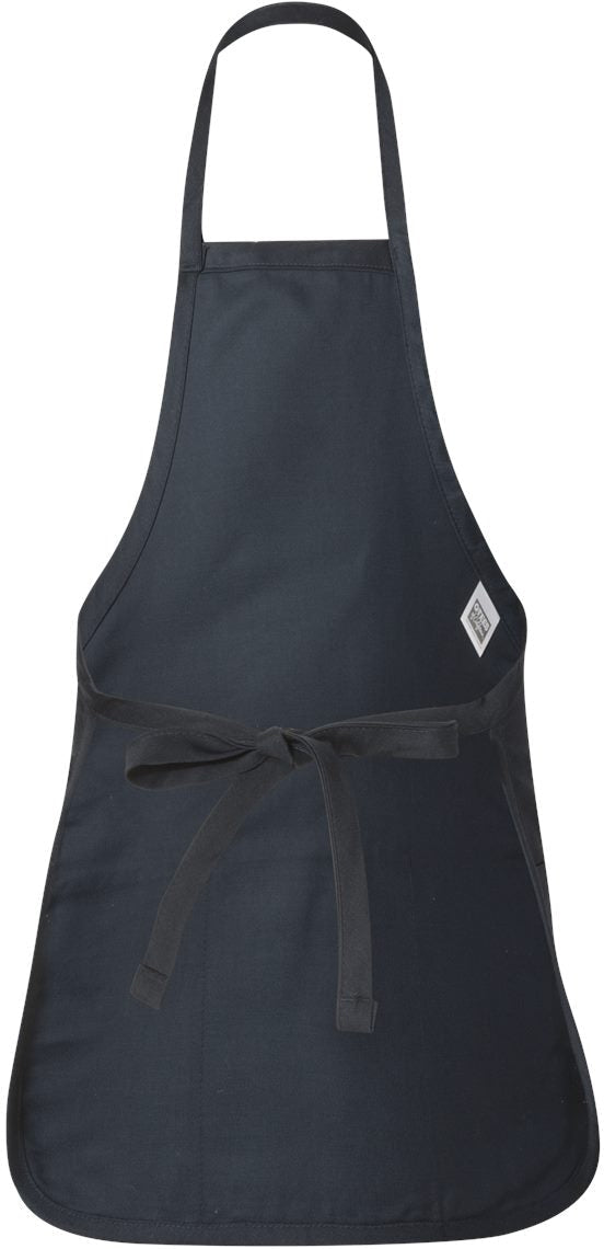 Q-Tees Full-Length Apron with Pouch Pocket